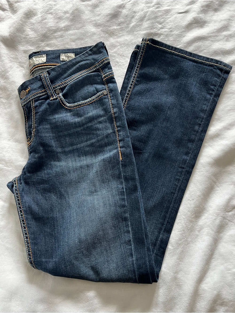 BKE Indigo Bootcut Jeans with Faded Detail - Picture 7 of 11